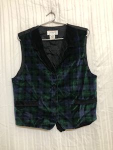 Talbots Petites Black Cotton Vest