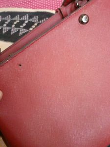 Michael Kors Red Tote Bag