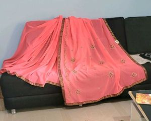 Set Pink Saree & blouse🥻