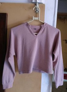 KNITTED CROP TOP