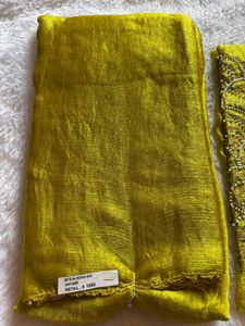 Embellished Bitz almond saree