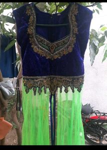 2Lhenga Top+1 Black Top
