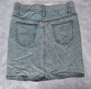 Denim Mini Skirt