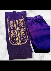 Elegant Embroidered Kurta Set