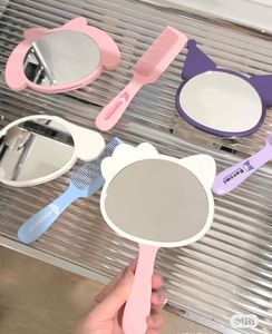 My Melody Mirror With Comb Set - Pink