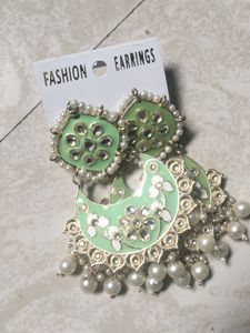 Green Earrings
