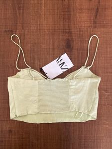 Zara Lime Green Corset Top