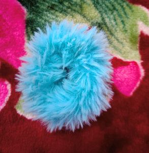 Woman Pink &amp; Blue Scrunchies