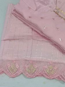 😍Pink Embroidered Kurta Set😍
