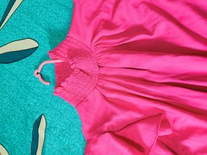 Hot Pink Ruffle Sleeve Top