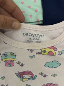 Baby Girl Tshirt Pack Of 3