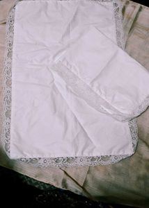 2 Pillow Cover With Beautiful Side Laces