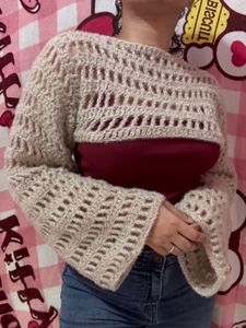 Fluffy Crochet Shrug