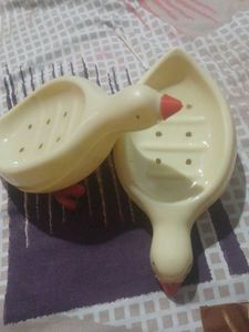 Vintage Duck Soap Dishes