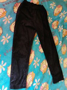 Black Velvet Corduroy Pants