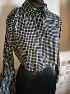 🎊Buy 1, Get 1 Free🎁34"-36" Checkered Crop Top