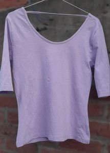 Round Nack Cotton Top 👕