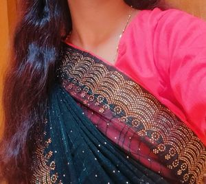 Full Work Green Saree