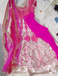 Pink Embroidered Kurta Set