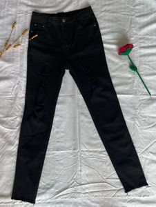 New Black Ripped Jeans