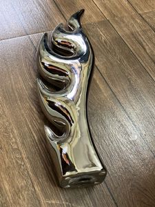 Ceramic Silver Flame ( 1 Pc)