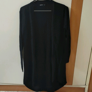 black cardigan