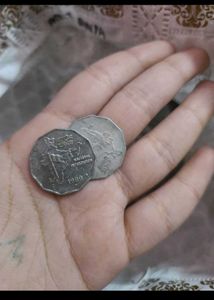 Old Indian Coins 30 Mix 1 And 2rs