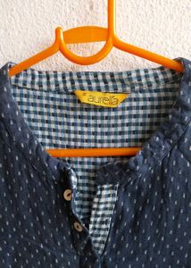 Navy Blue Kurta