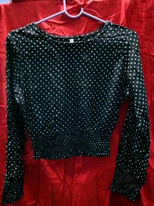 Stylecast X slyck Black And White Crop Tops