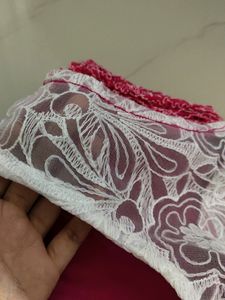 Pink And White kurti Size S