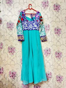 Embroidered Anarkali Dress