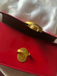 Coach Cherry Red Tabby Shoulder Bag