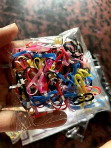 Colorful Hair Tie Set (Rubber Bands) [Art &amp; Craft]