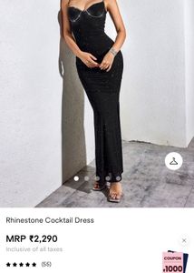 Savana Black Sequin Dress