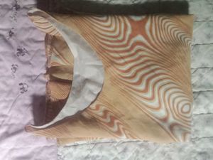 Patterned Sleeveless Top