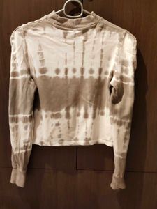 Tie-Dye Puff Sleeve Sweatshirt