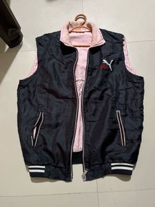 Puma Reversible Black Vest