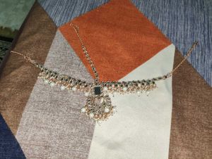 Mirror &amp; Pearl Drop Earrings