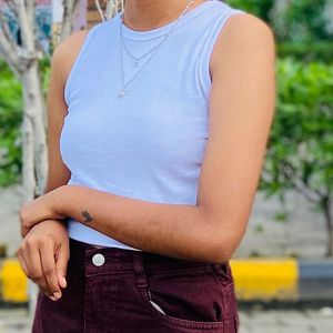 White Crop Top