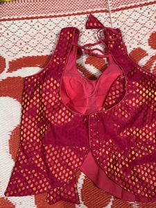 New Readymade rani Pink Padded Blouse