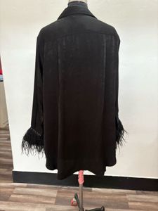 Cord Set with Ostrich feathers