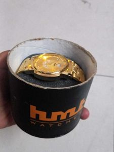 Gold-Tone Wrist Watch