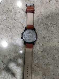 Fronix Dialer Watch For Mens In Brown And Black