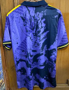 ADIDAS REAL MADRID PURPLE DRAGON JERSEY SIZE -L