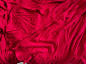 Elegant Red Bell-Sleeve Top