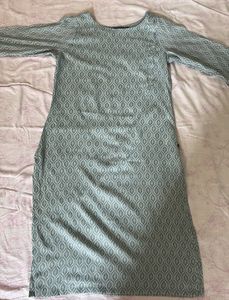 Straight Kurta- Sea Green