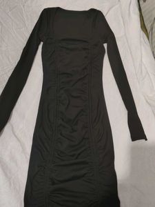 Ruched Bodycon Mini Dress
