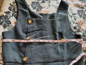 Cute Button Detail Dress