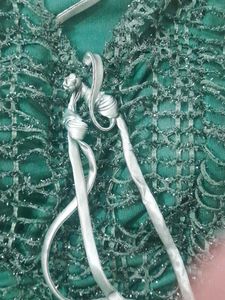 Green Embellished Blouse