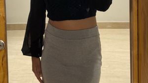 Gray Skirt